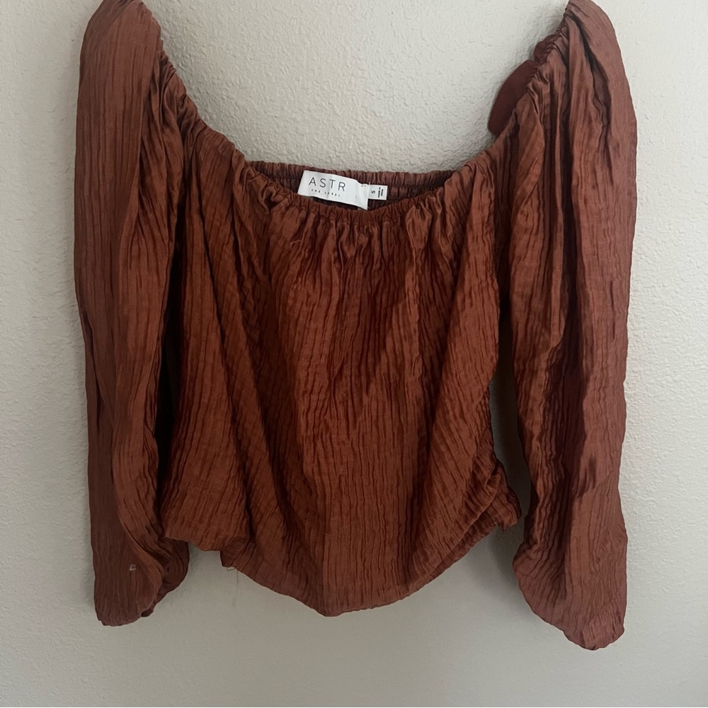 ASTR the Label Smocked Blouse/Top